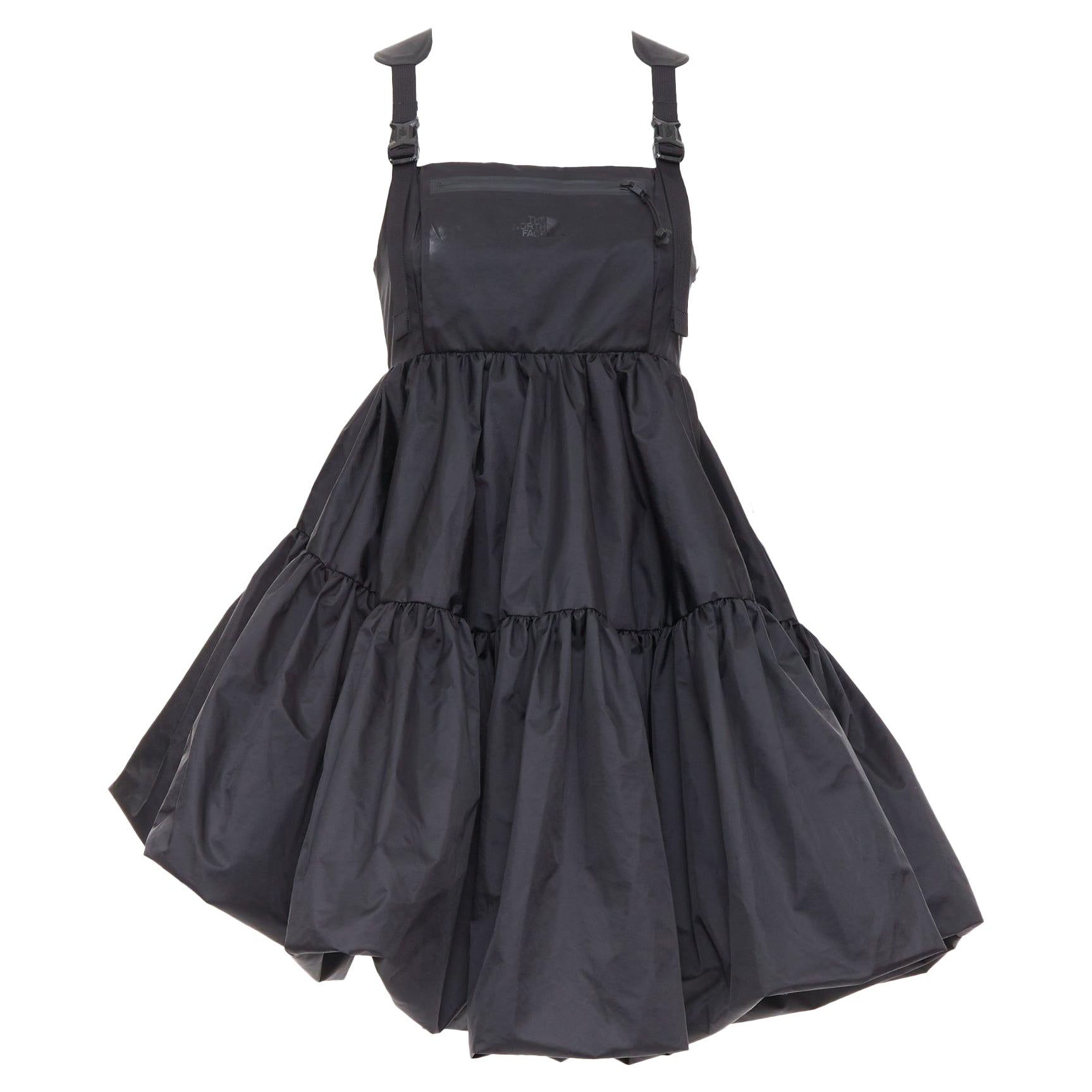 CECILIE BAHNSEN THE NORTH FACE Shara Mountain nylon tiered babydoll dress XS