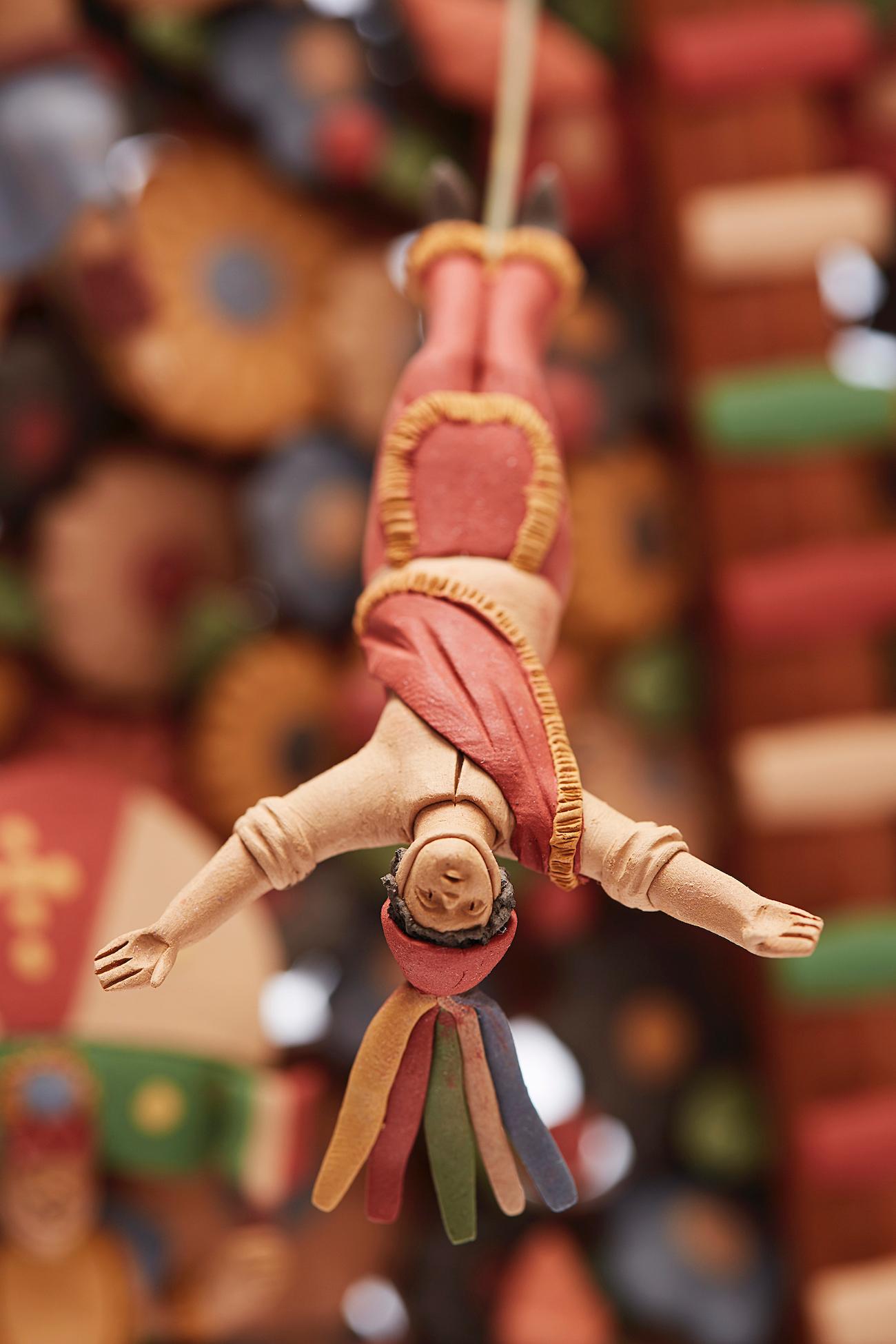 Arbol de Danzantes - Dancers Tree / Ceramics Mexican Folk Art Clay 6
