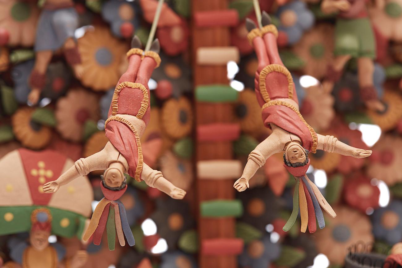 Arbol de Danzantes - Dancers Tree / Ceramics Mexican Folk Art Clay 8