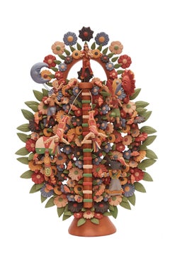 Arbol de Danzantes - Dancers Tree / Ceramics Mexican Folk Art Clay