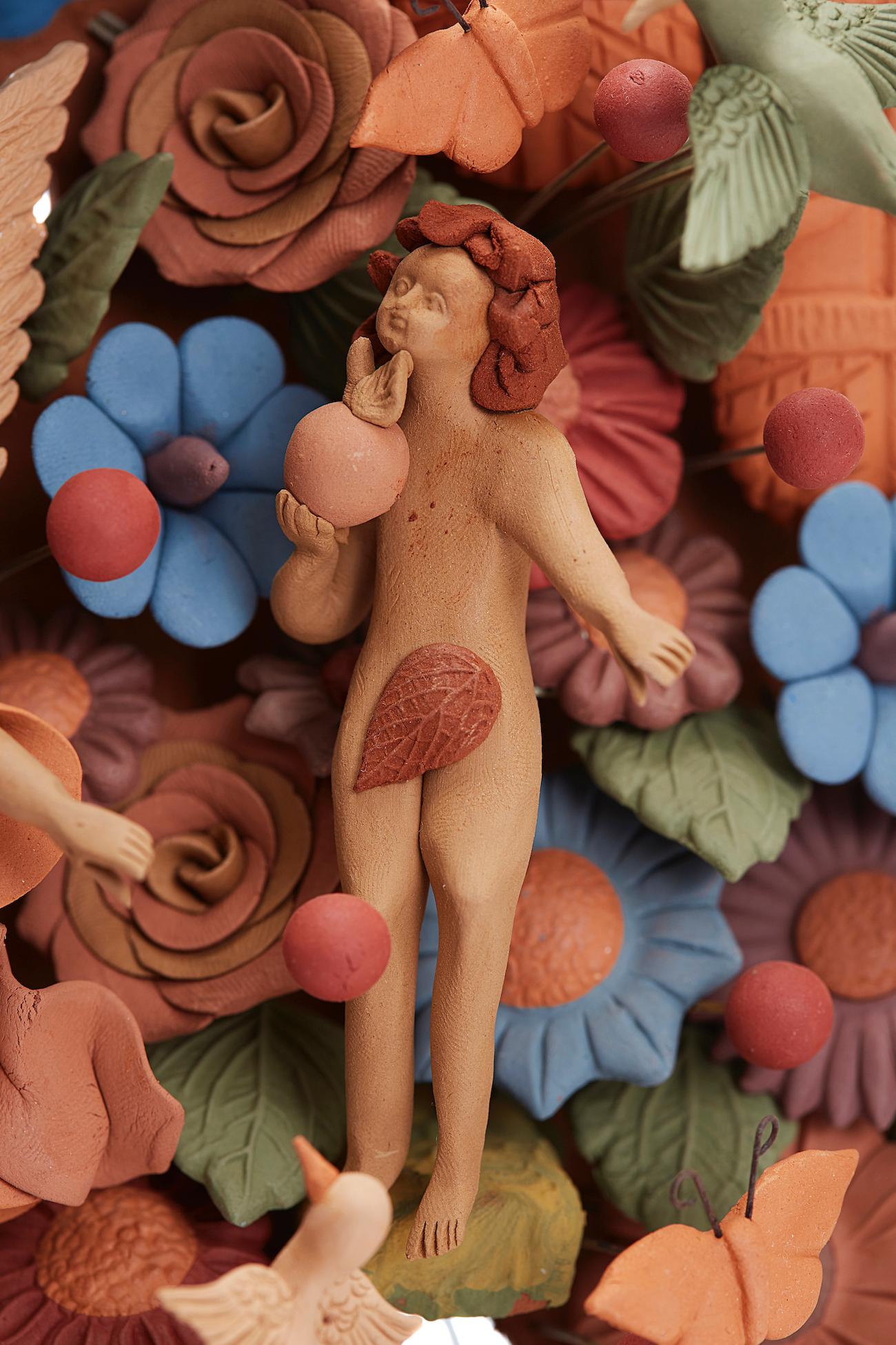 Arbol de la vida -  Tree of life  / Ceramics Mexican Folk Art Clay 12