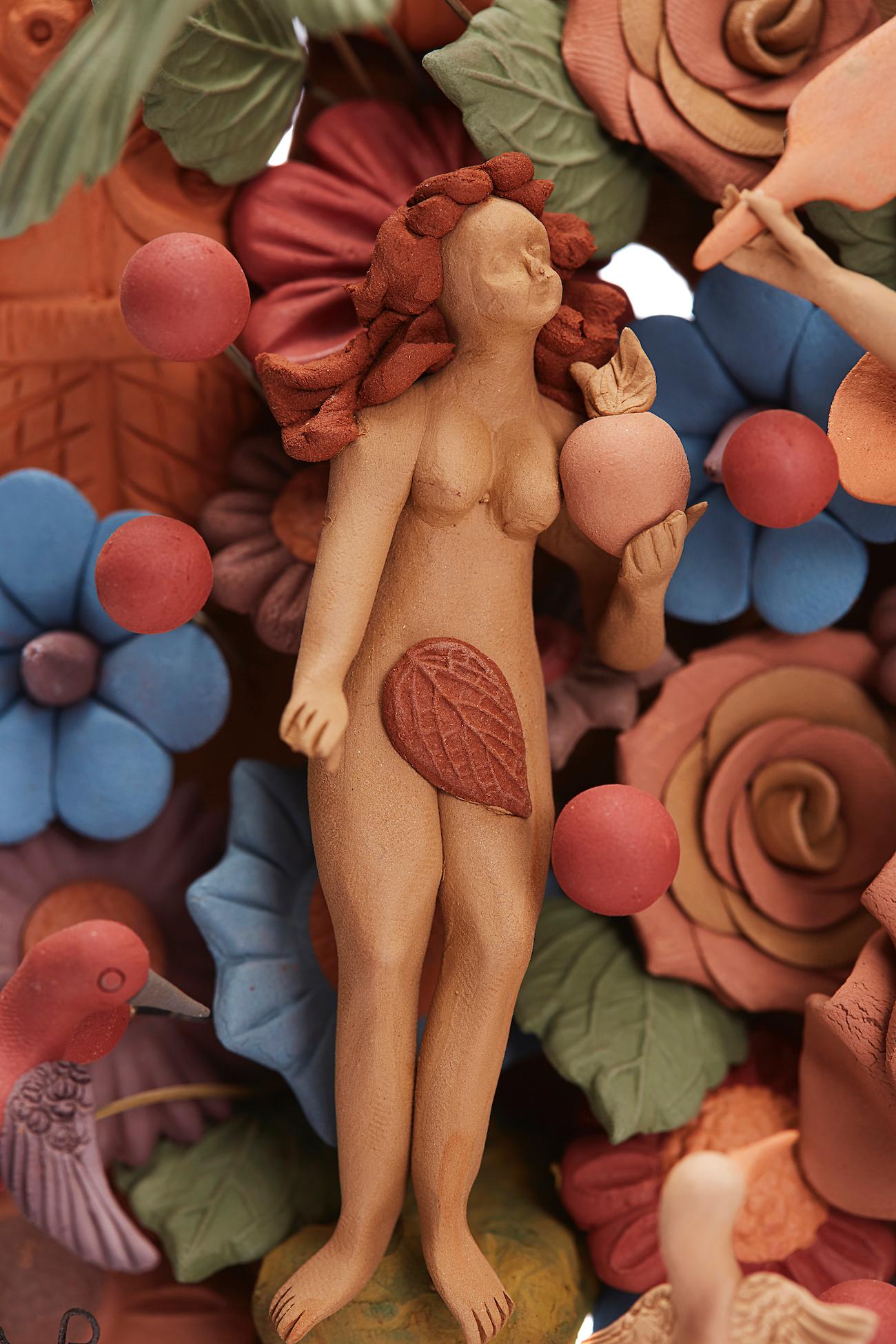 Arbol de la vida -  Tree of life  / Ceramics Mexican Folk Art Clay 13