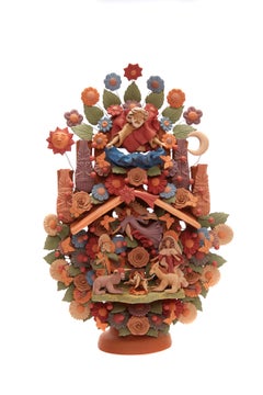Arbol Nacimiento - Tree birth / Ceramics Mexican Folk Art Clay