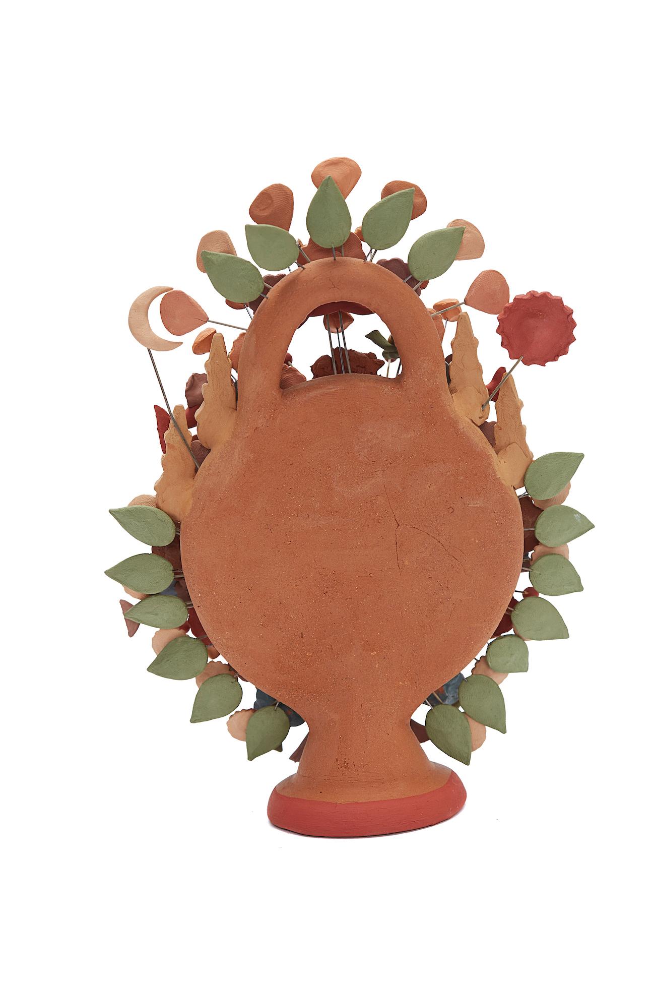 Arbol Sirena - Marmaid Tree / Ceramics Mexican Folk Art Clay For Sale 1