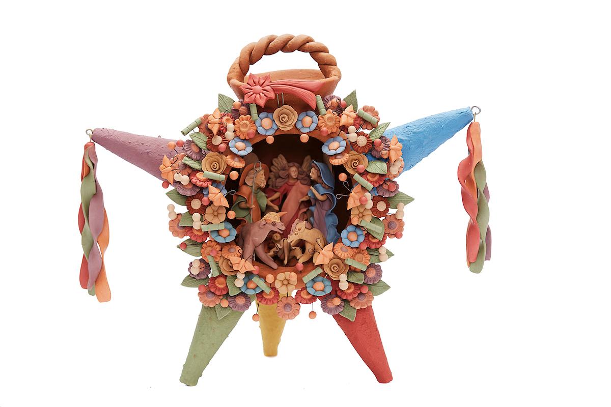 Piñata Natividad Grande - Big Nativity Piñata  / Ceramics Mexican Folk Art Clay 3