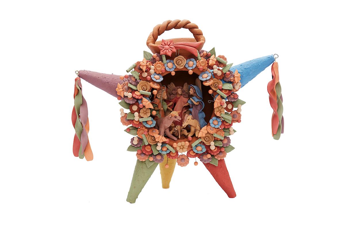 Piñata Natividad Grande - Big Nativity Piñata  / Ceramics Mexican Folk Art Clay 4