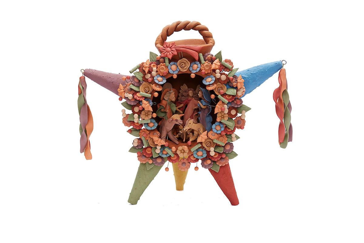 Piñata Natividad Grande - Big Nativity Piñata  / Ceramics Mexican Folk Art Clay 2