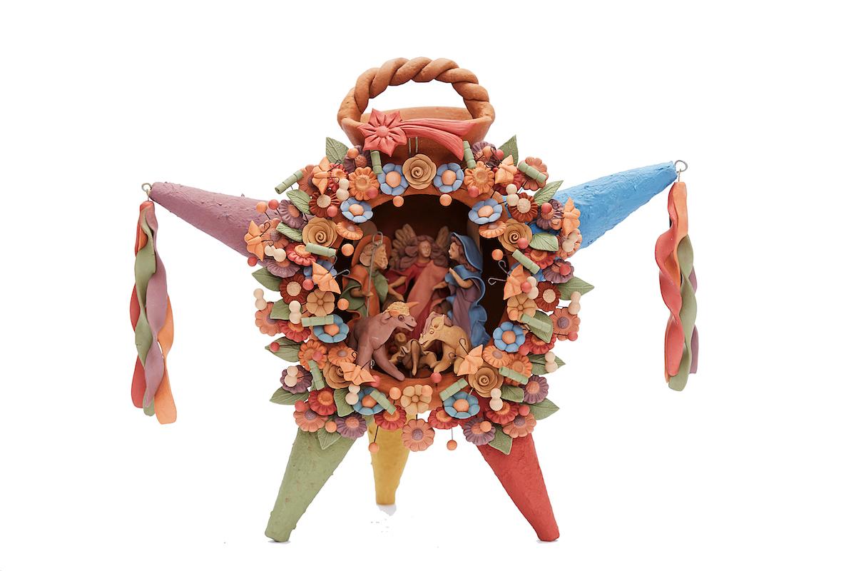 Piñata Natividad Grande - Big Nativity Piñata  / Ceramics Mexican Folk Art Clay