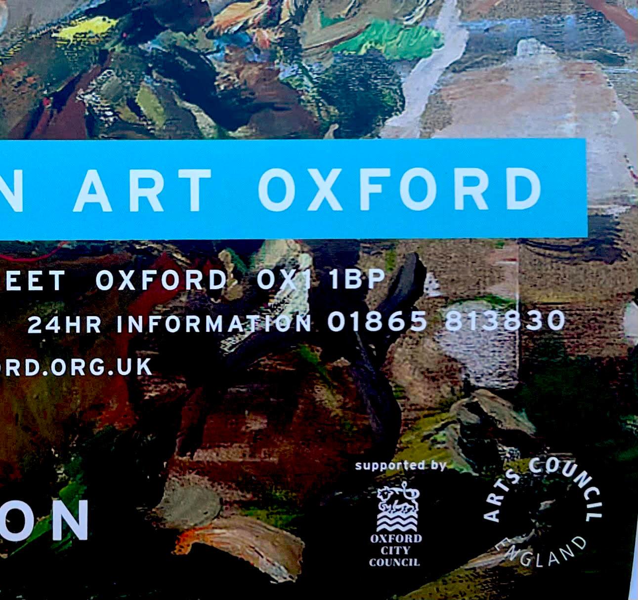 Cecily Brown, poster Modern Art at Oxford (firmato e iscritto a mano dall'artista) in vendita 2