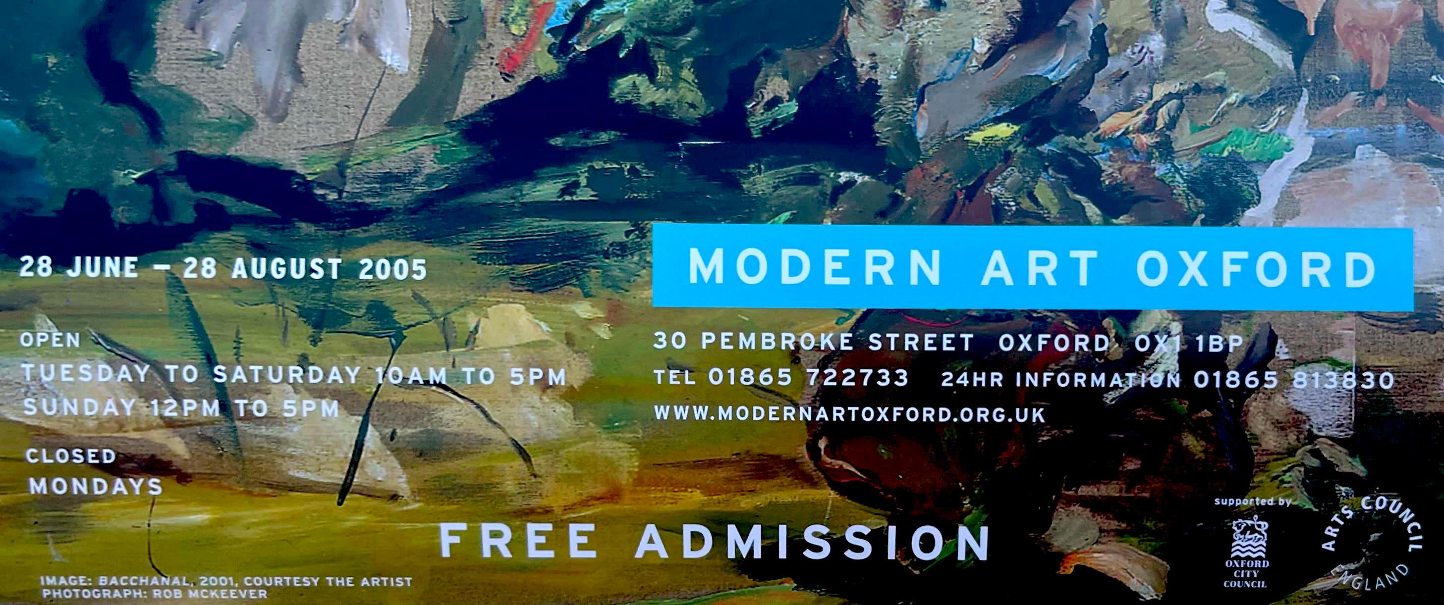 Cecily Brown, poster Modern Art at Oxford (firmato e iscritto a mano dall'artista) in vendita 4
