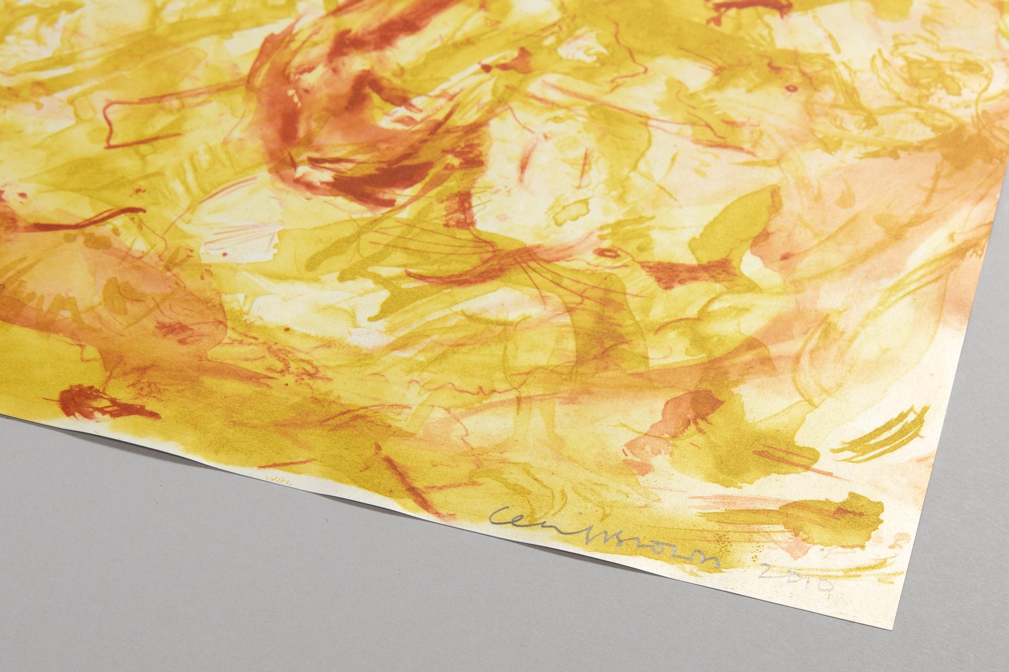Cecily Brown, Le tribolazioni di Sant'Antonio - Acquaforte acquatinta, stampa firmata in vendita 1