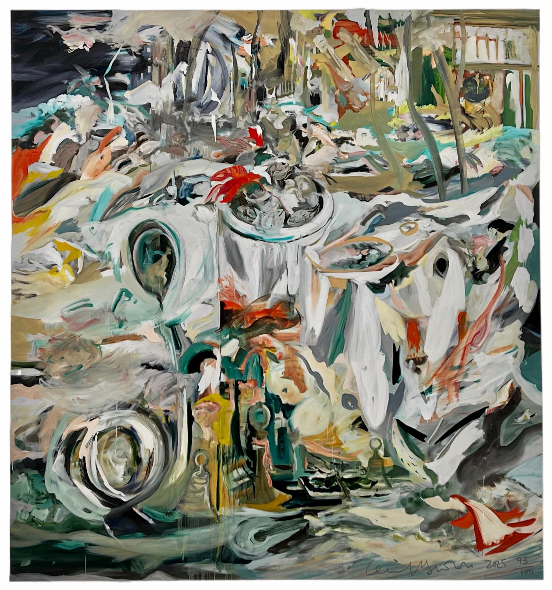 Cecily Brown Abstract Print – Die 5 Sinne