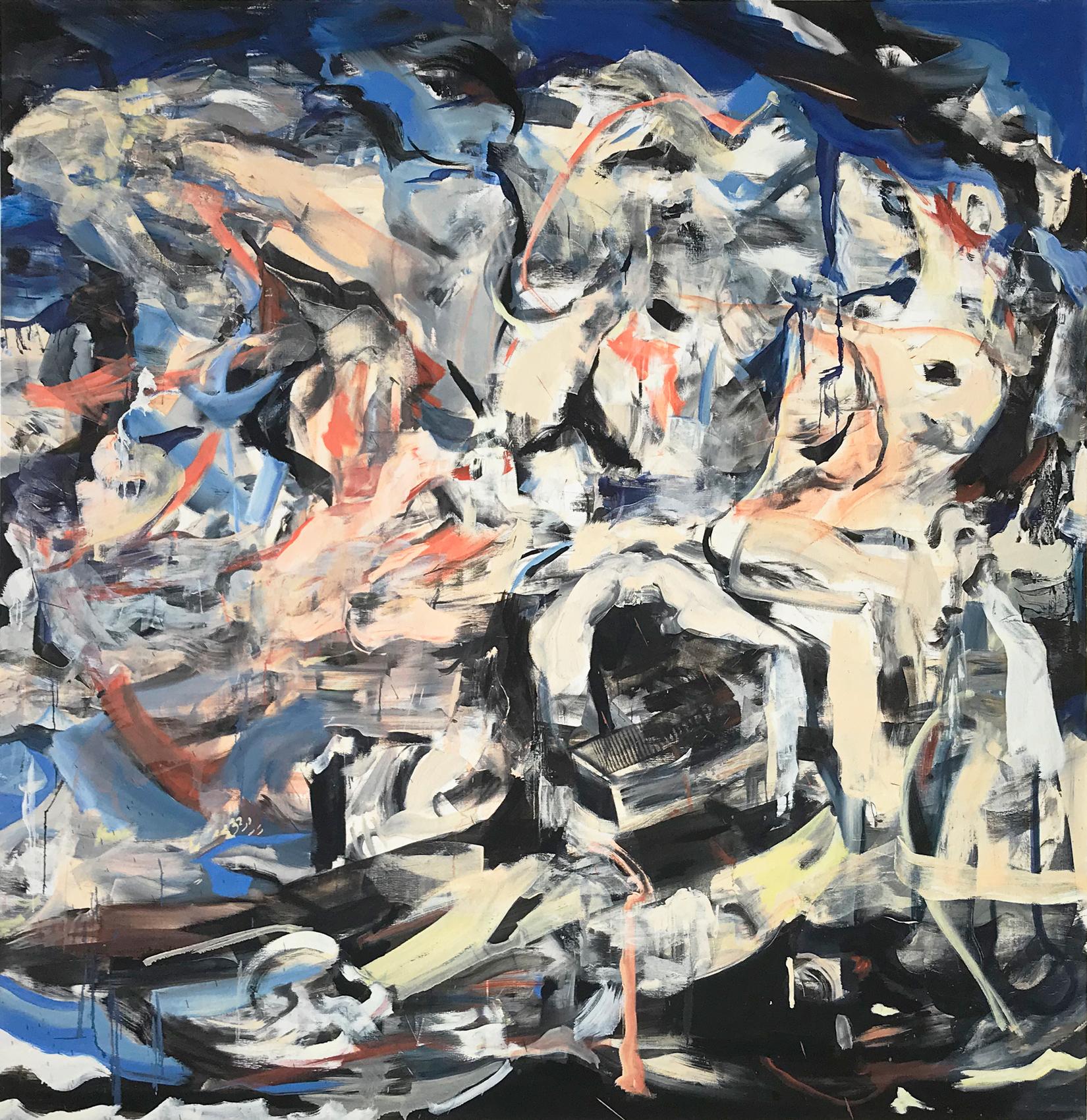 Cecily Brown Abstract Painting - The Last Shipwreck, Contemporary Painter, Abstract Art, 21st Century