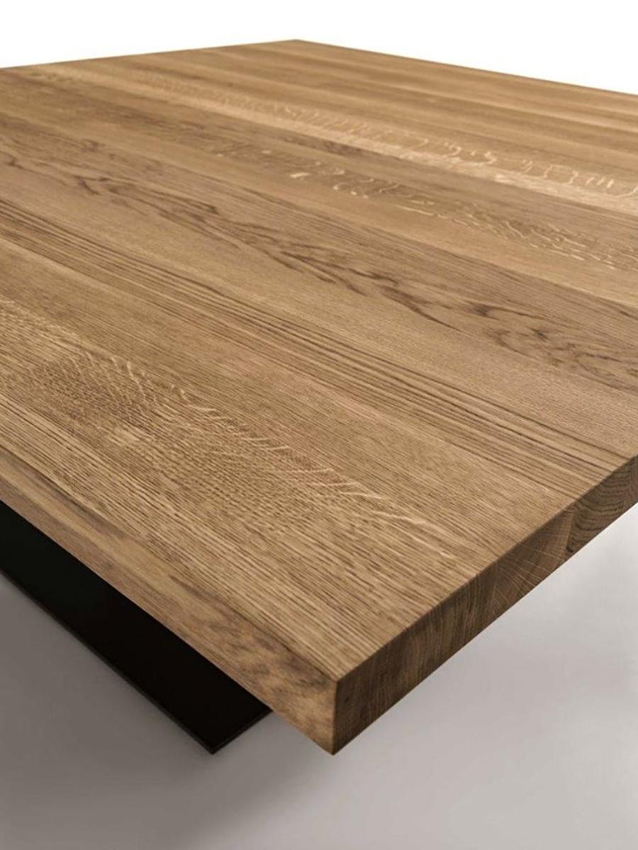 square oak dining table