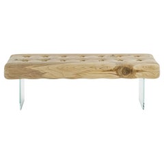 Cedar Capitonated Bench