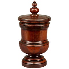 Cedar Tobacco Jar, English, George III, circa 1800