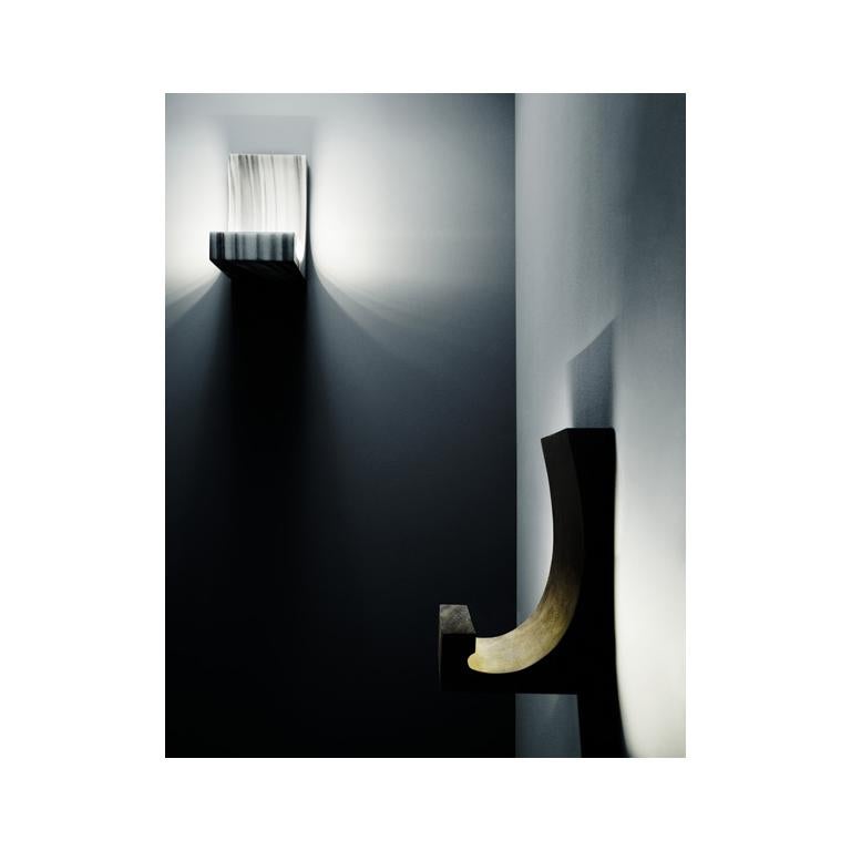 Modern Walnut  Virgule Lamp by Thierry Dreyfus