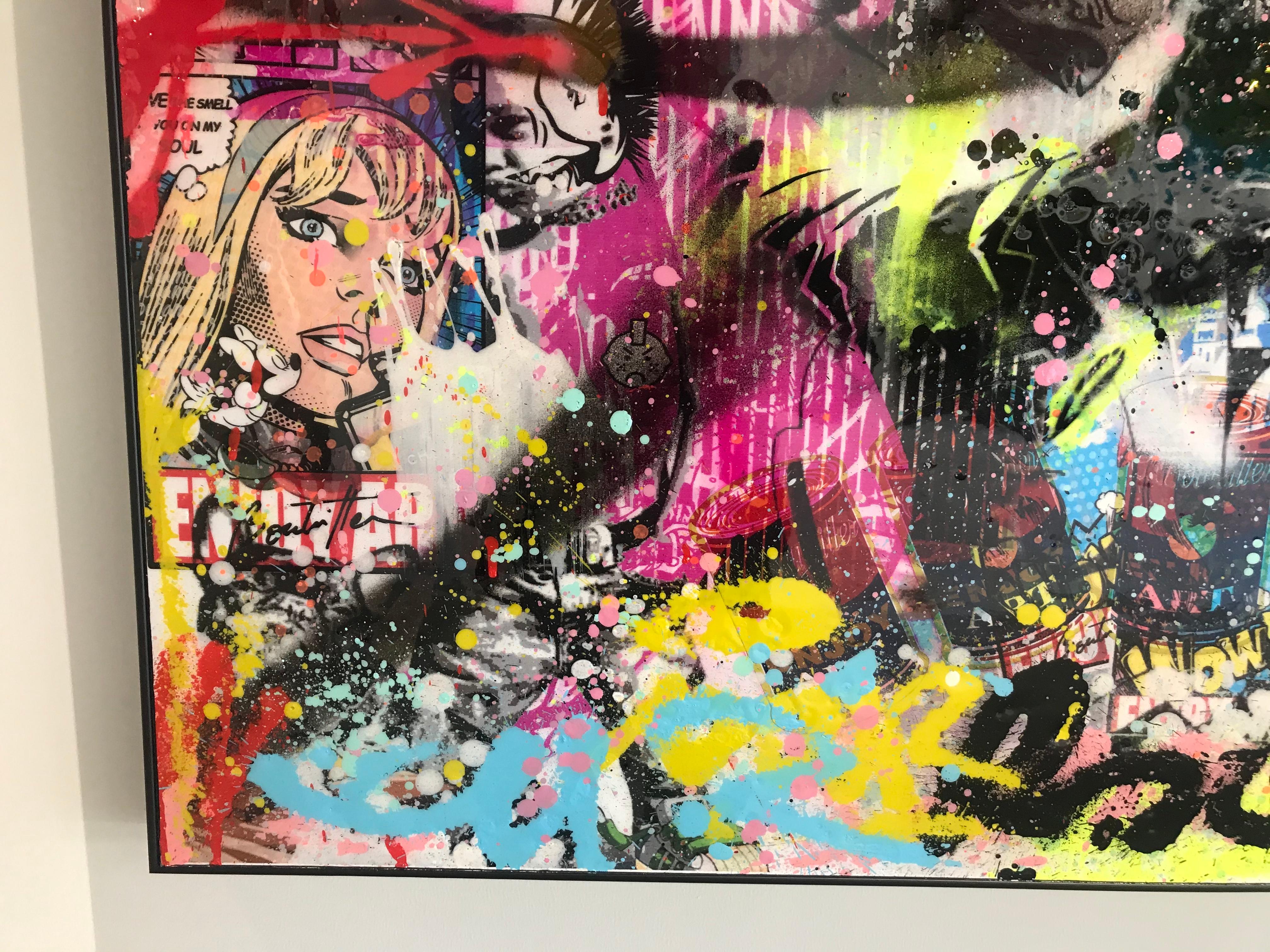 Dans L'Oeil - Contemporary Painting by Cedric Bouteiller