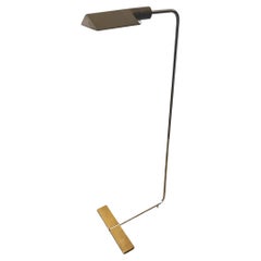 Cedric Hartman 1UWV Brass & Chrome Reading Floor Lamp