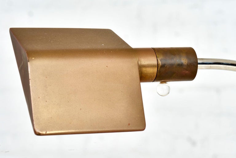 Cedric Hartman 2WV Adjustable Brass Floor Lamps, 1966 1
