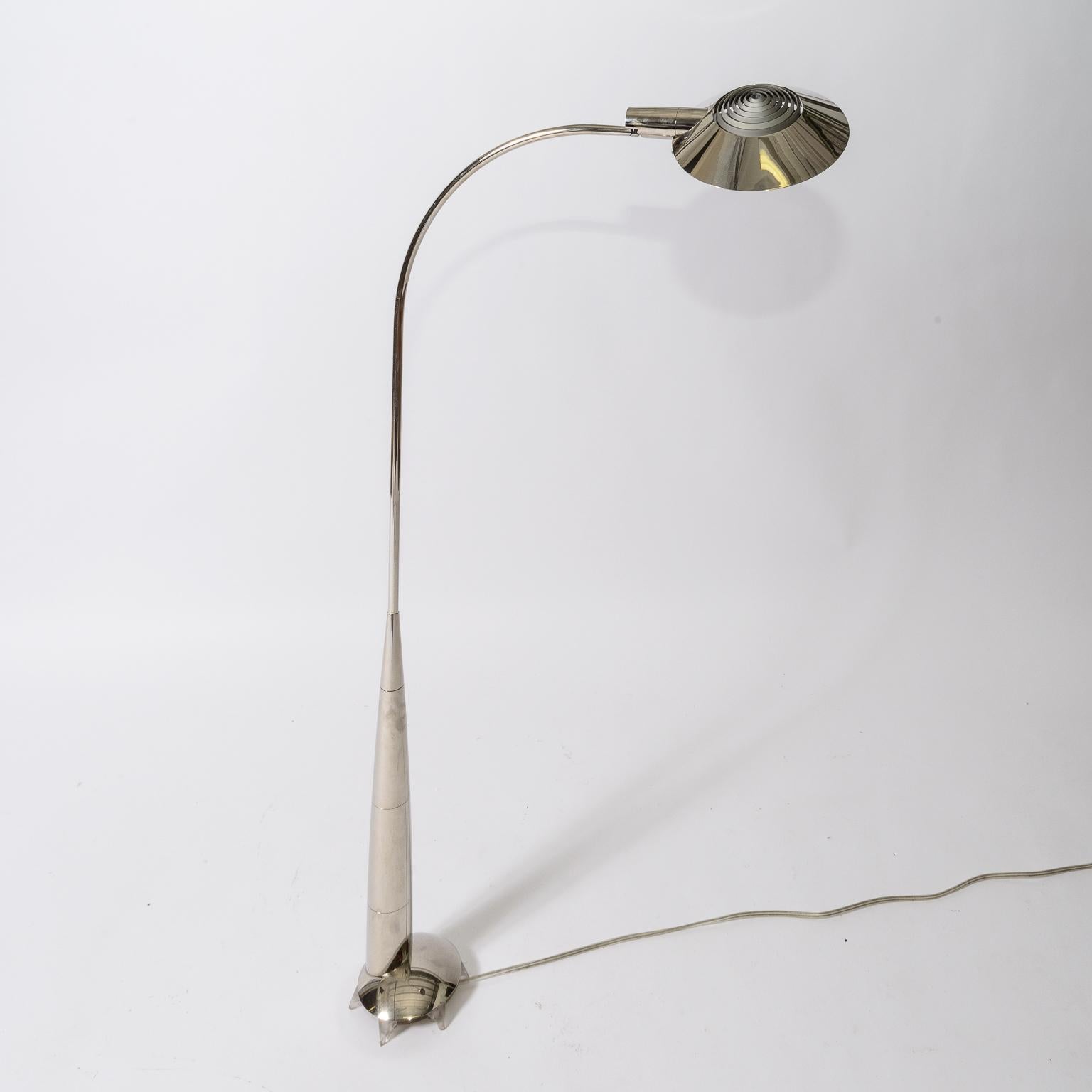 Nickel Cedric Hartman 91 CO Floor Lamp For Sale