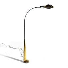 Cedric Hartman 91 CO Floor Lamp in Brass and Stainless Steel