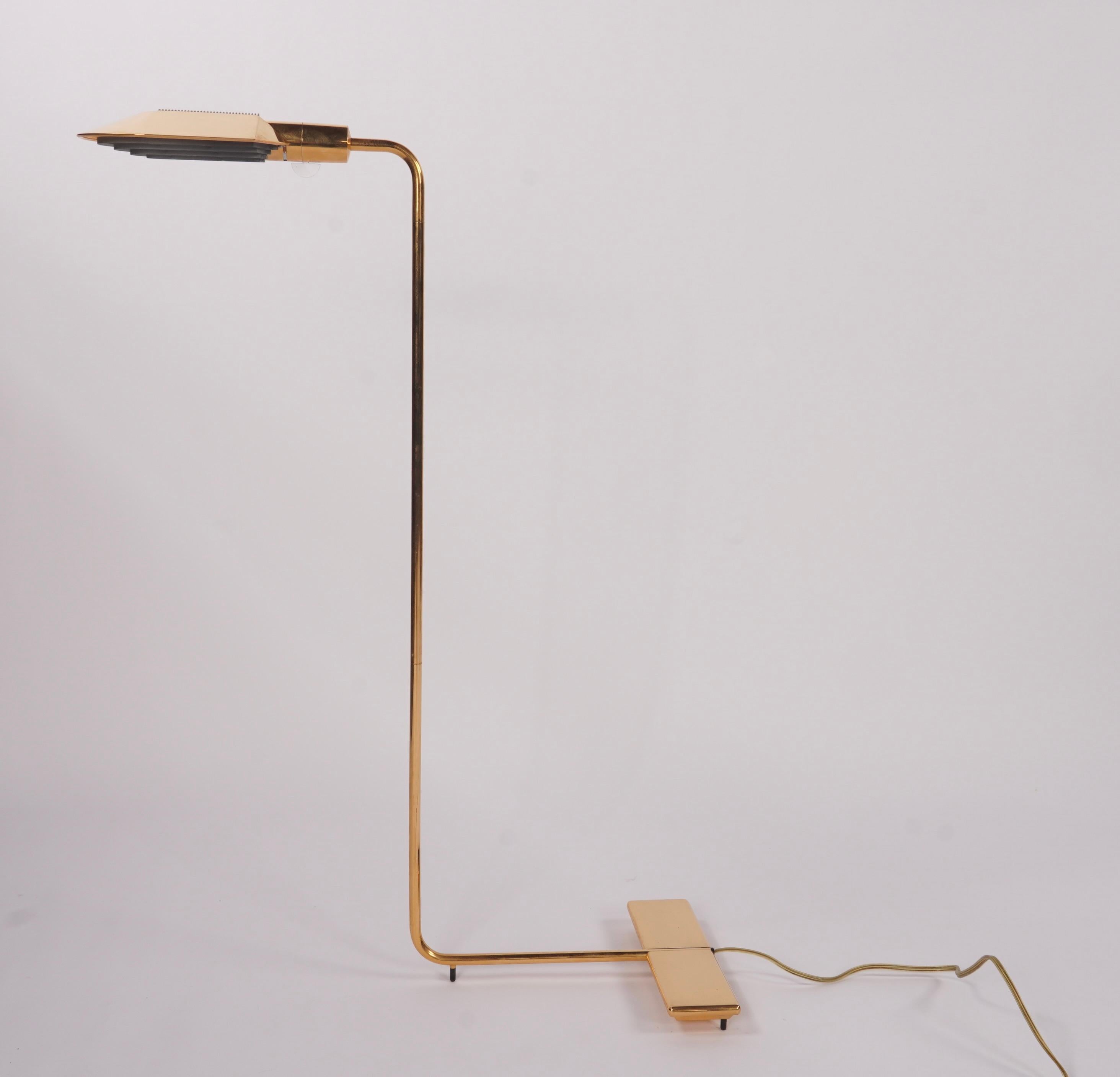 Cedric Hartman Adjustable Floor Lamp  Model 11 U-ST #B In Good Condition In Oakland, CA