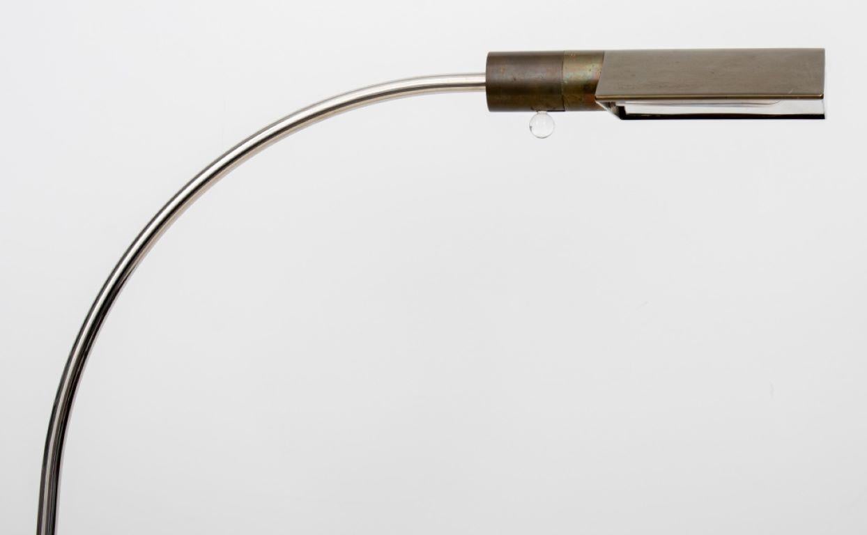 20th Century Cedric Hartman Brass Adjustable Floor Lamp