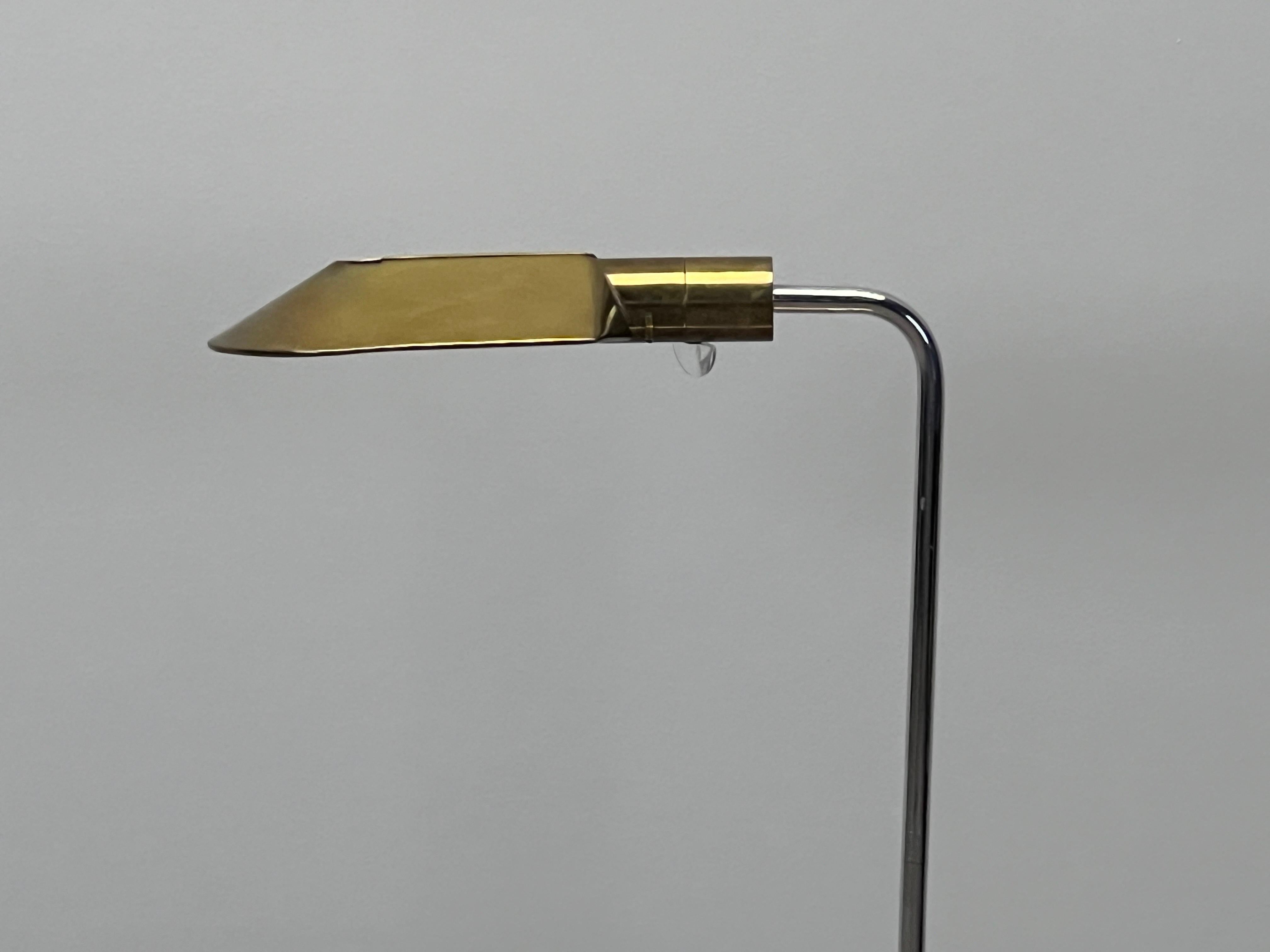 Lampadaire Cedric Hartman en laiton et chrome en vente 6