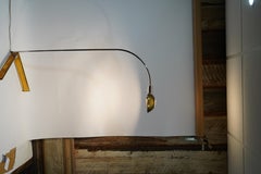 Cedric Hartman Brass and Chrome Floor Lamp