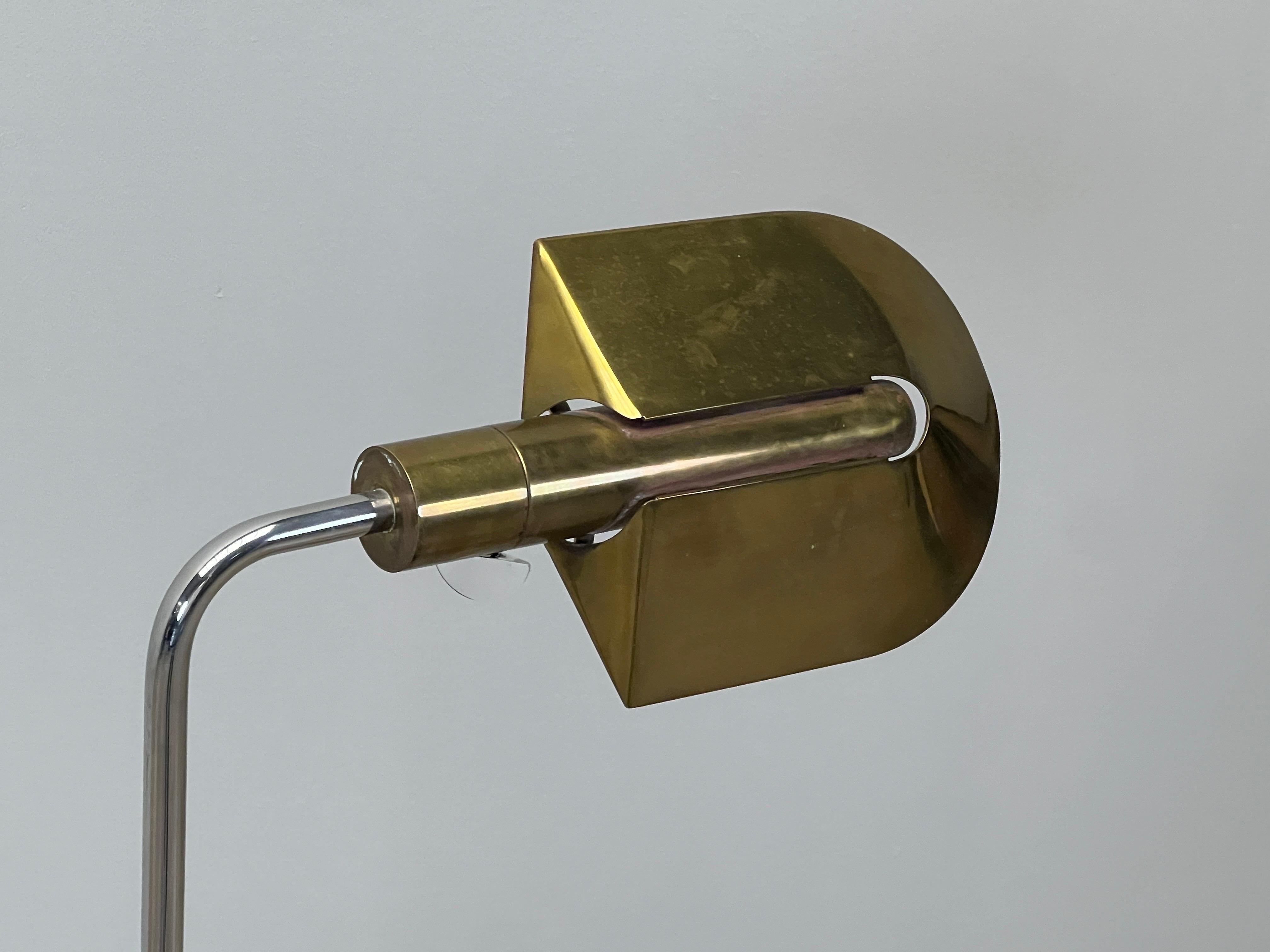 Lampadaire Cedric Hartman en laiton et chrome en vente 3