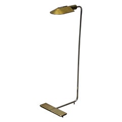 Lampadaire Cedric Hartman en laiton et chrome