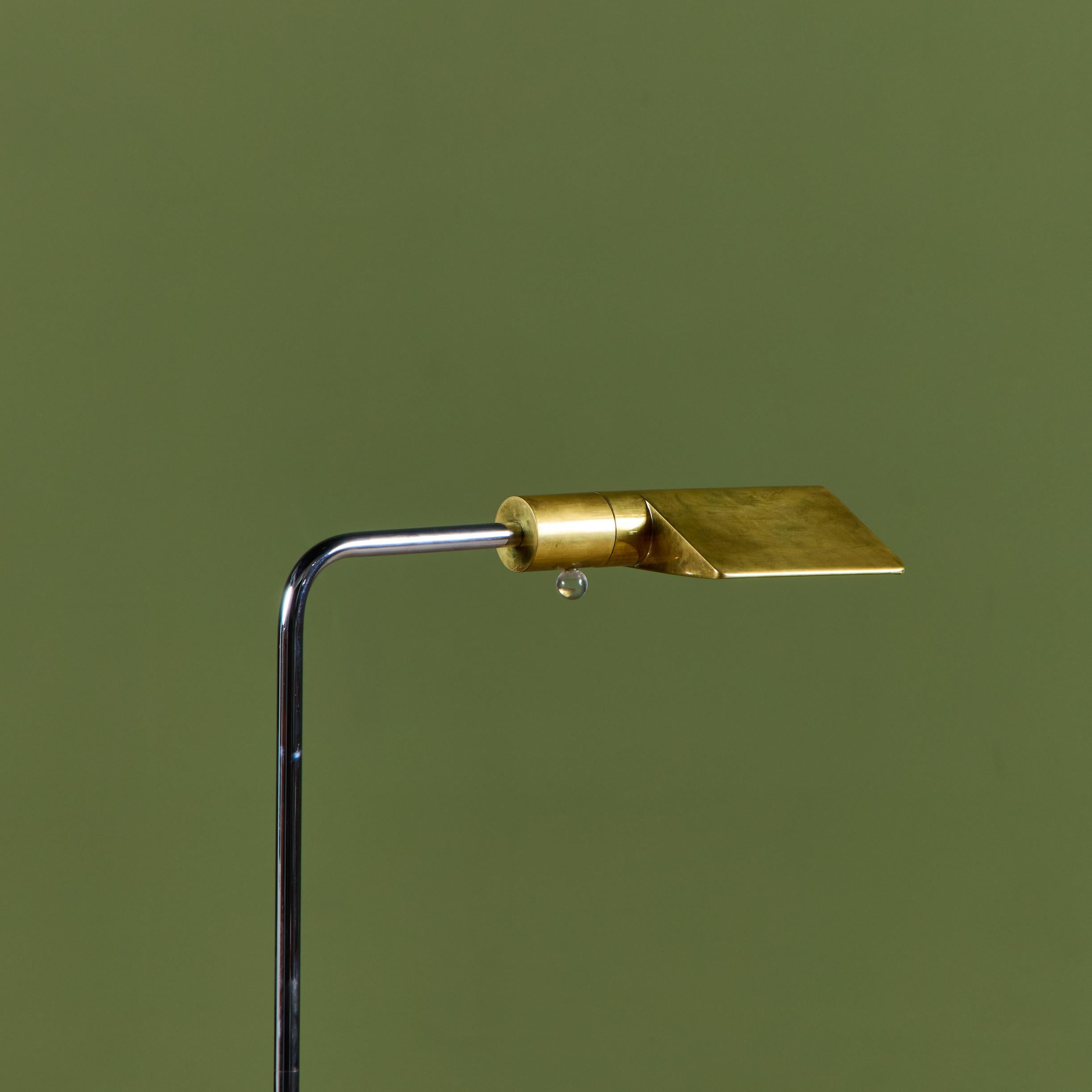 Cedric Hartman Brass and Stainless Steel Floor Lamp 6
