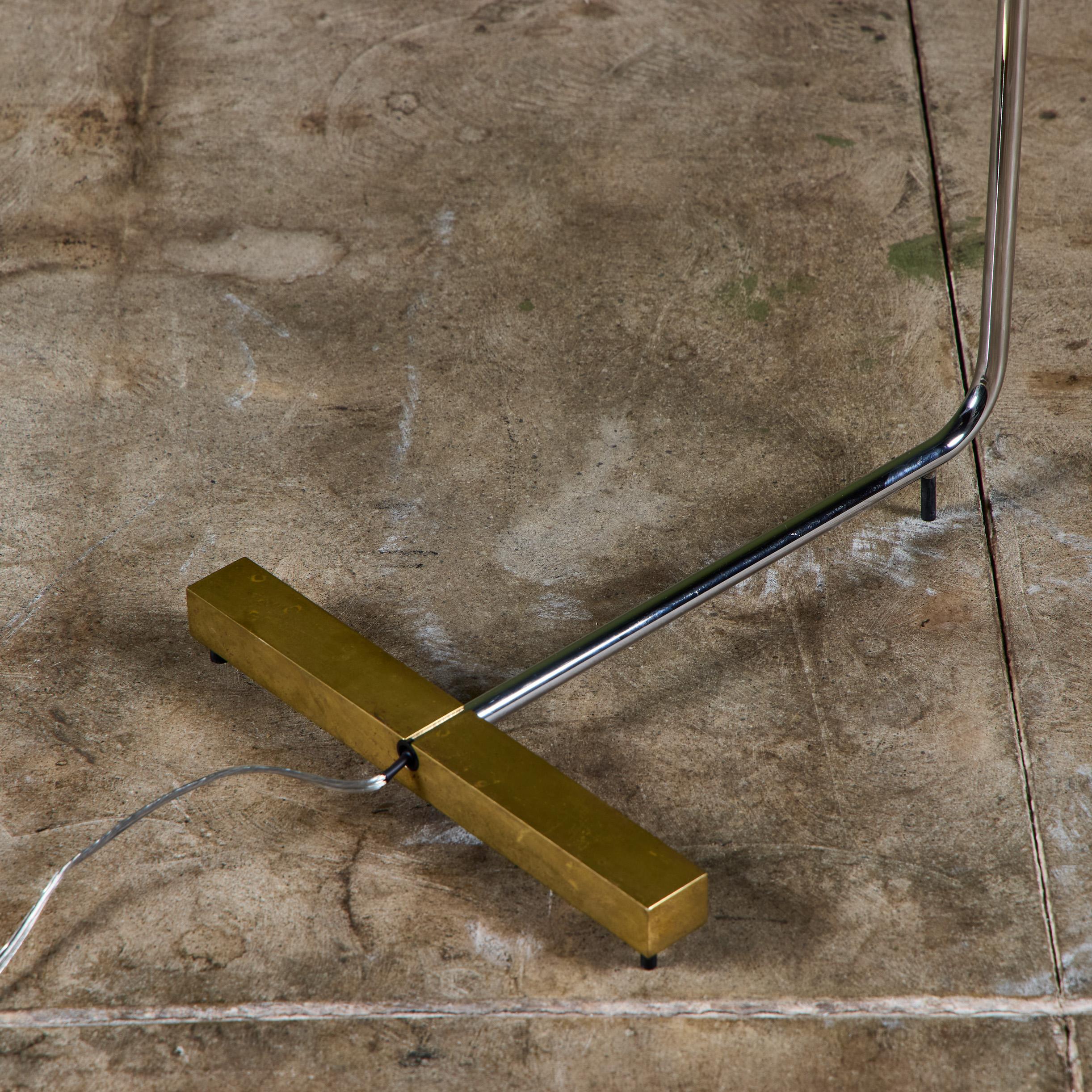 Cedric Hartman Brass and Stainless Steel Floor Lamp 13