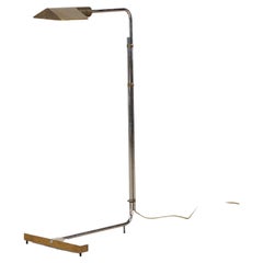 Cedric Hartman Brass and Stainless Steel Floor Lamp