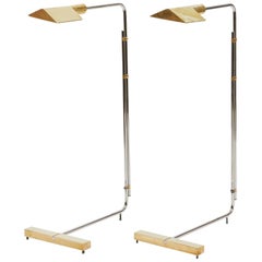 Cedric Hartman Brass and Stainless Steel Lamps