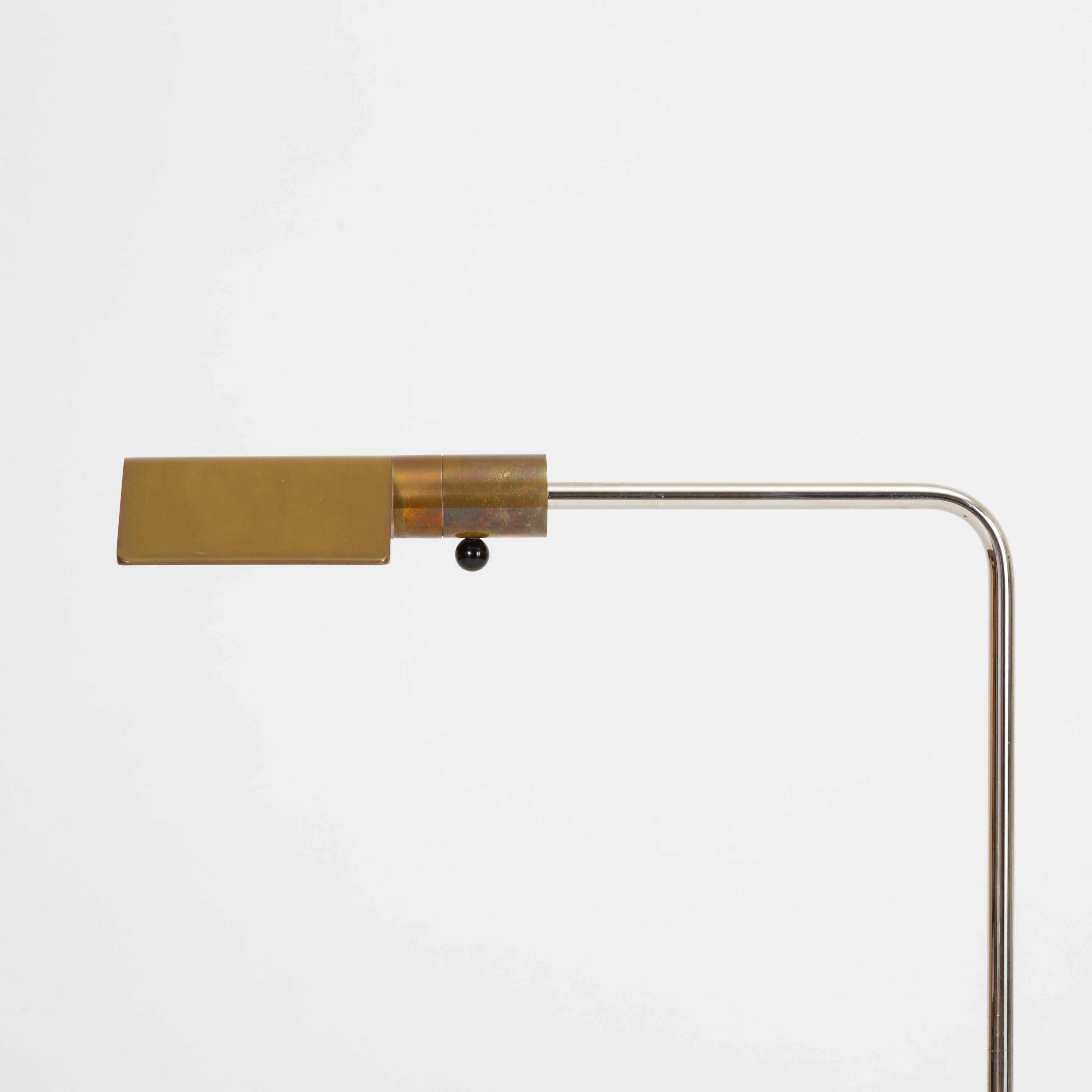 American Cedric Hartman Brass Cantilever Floor Lamp