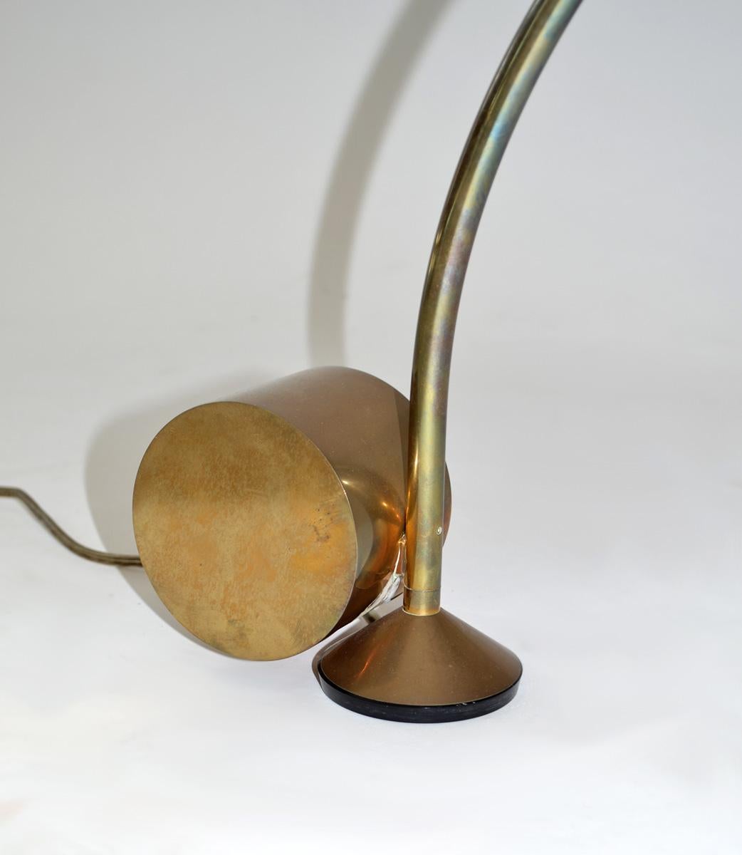 Modern Cedric Hartman Brass Counterbalance Desk Lamp, 1990s For Sale