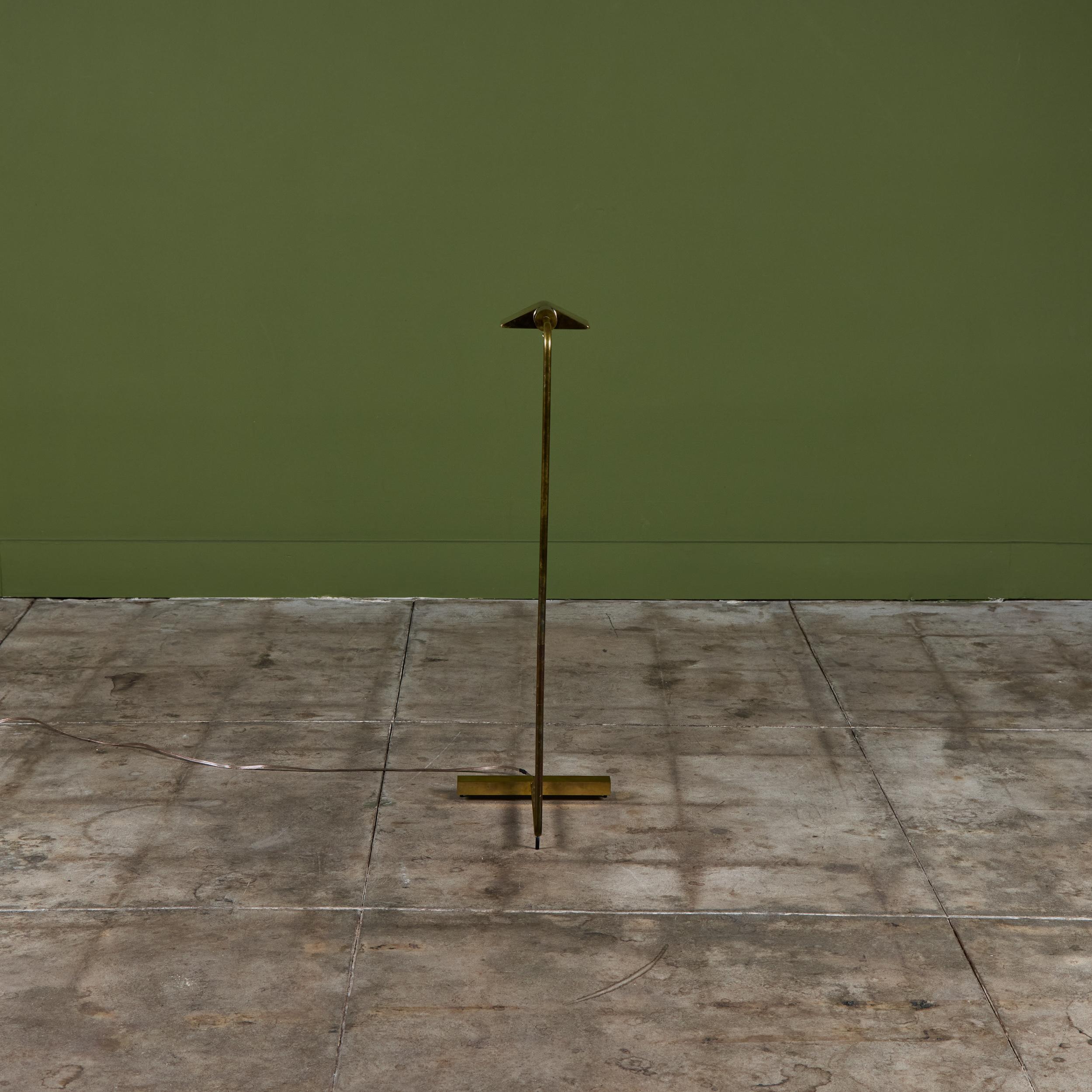 Lampadaire en laiton Cedric Hartman en vente 3