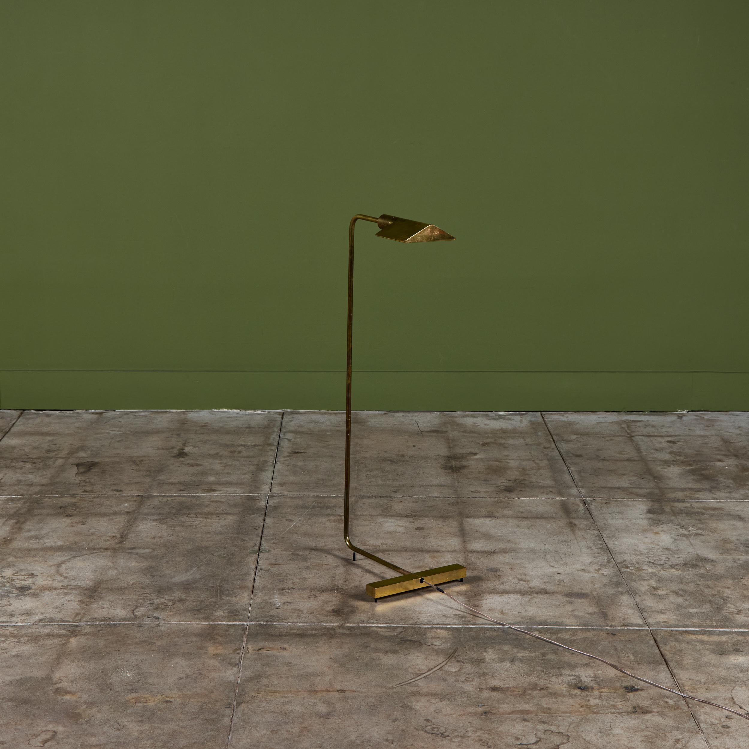 Lampadaire en laiton Cedric Hartman en vente 5