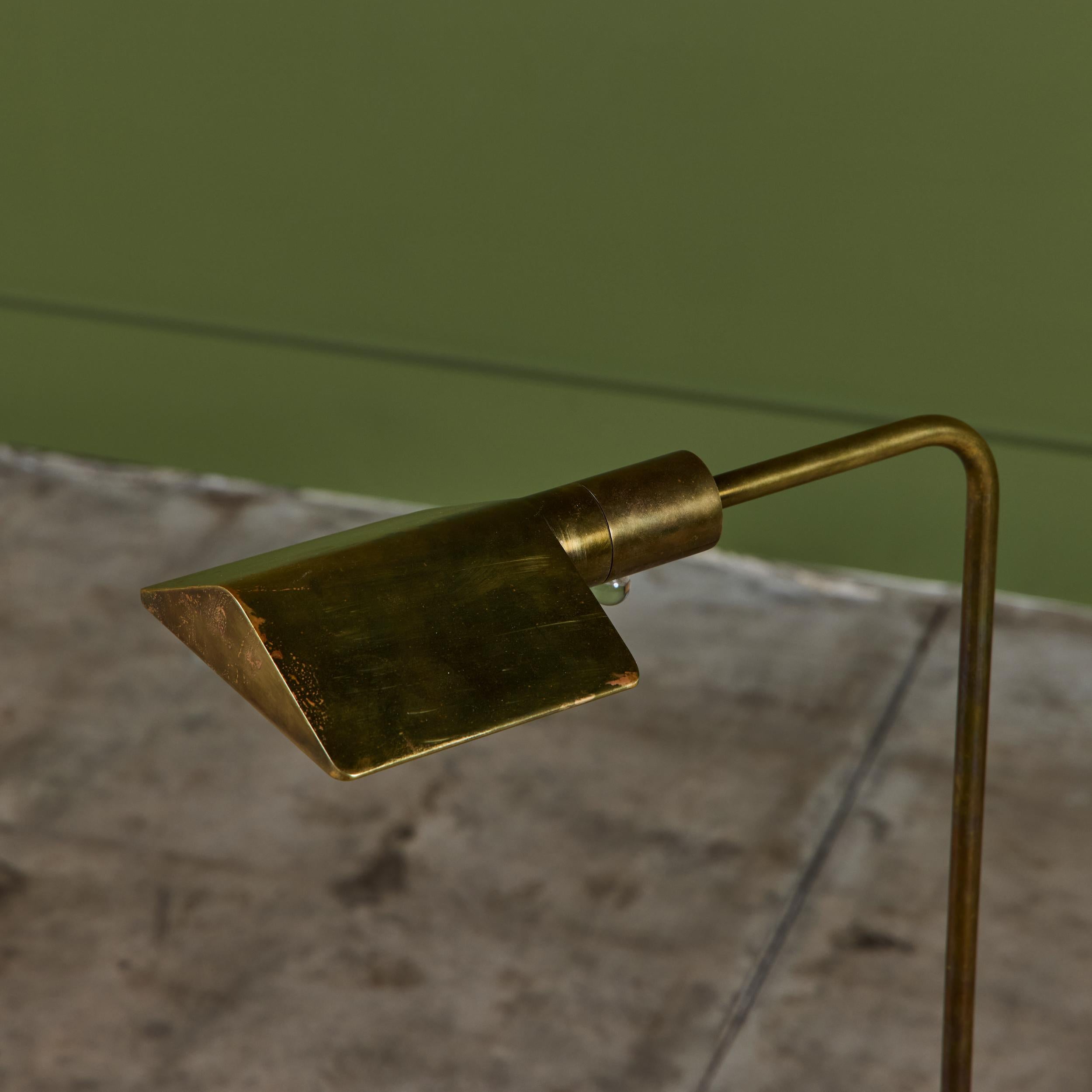 Lampadaire en laiton Cedric Hartman en vente 8