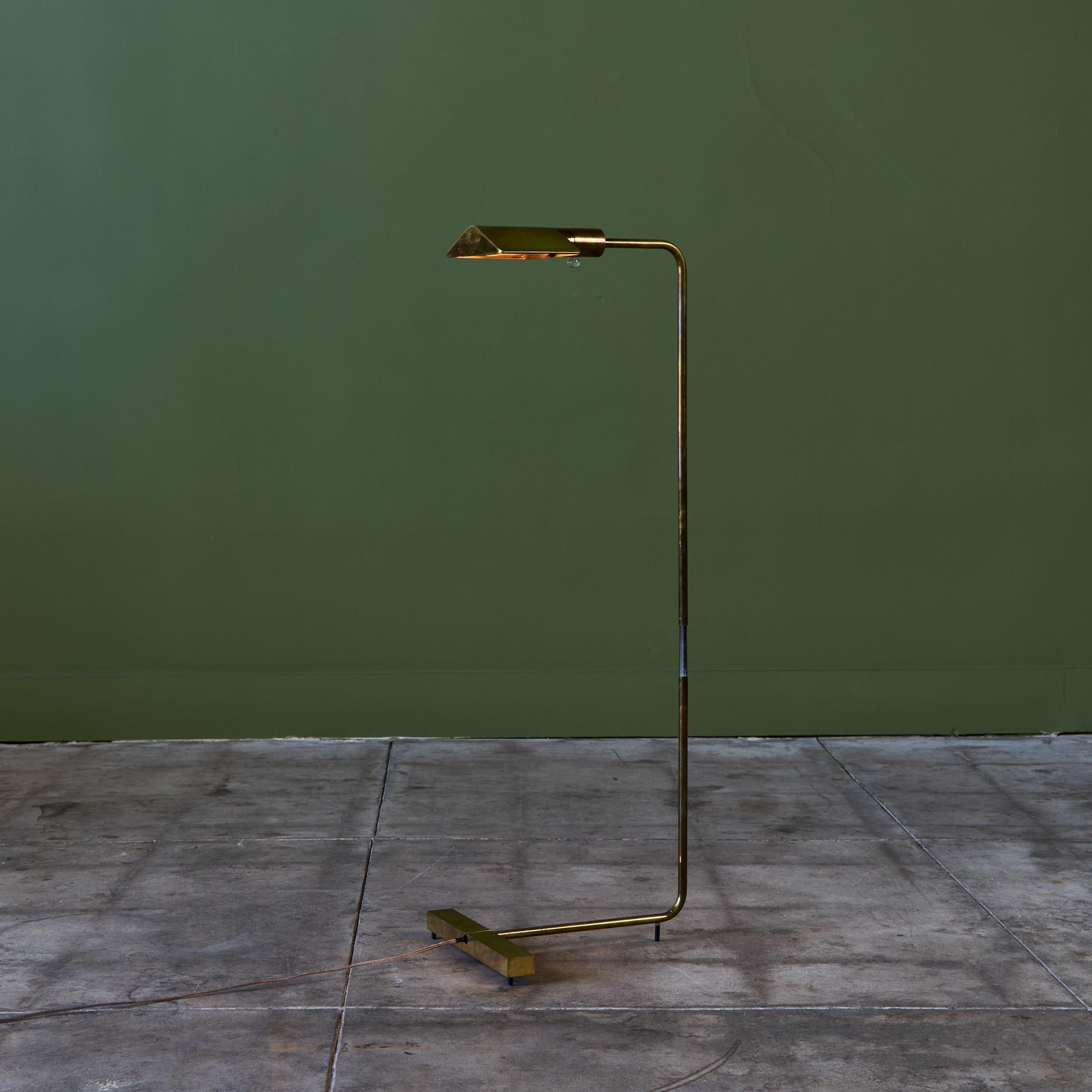 Lampadaire en laiton Cedric Hartman Bon état - En vente à Los Angeles, CA
