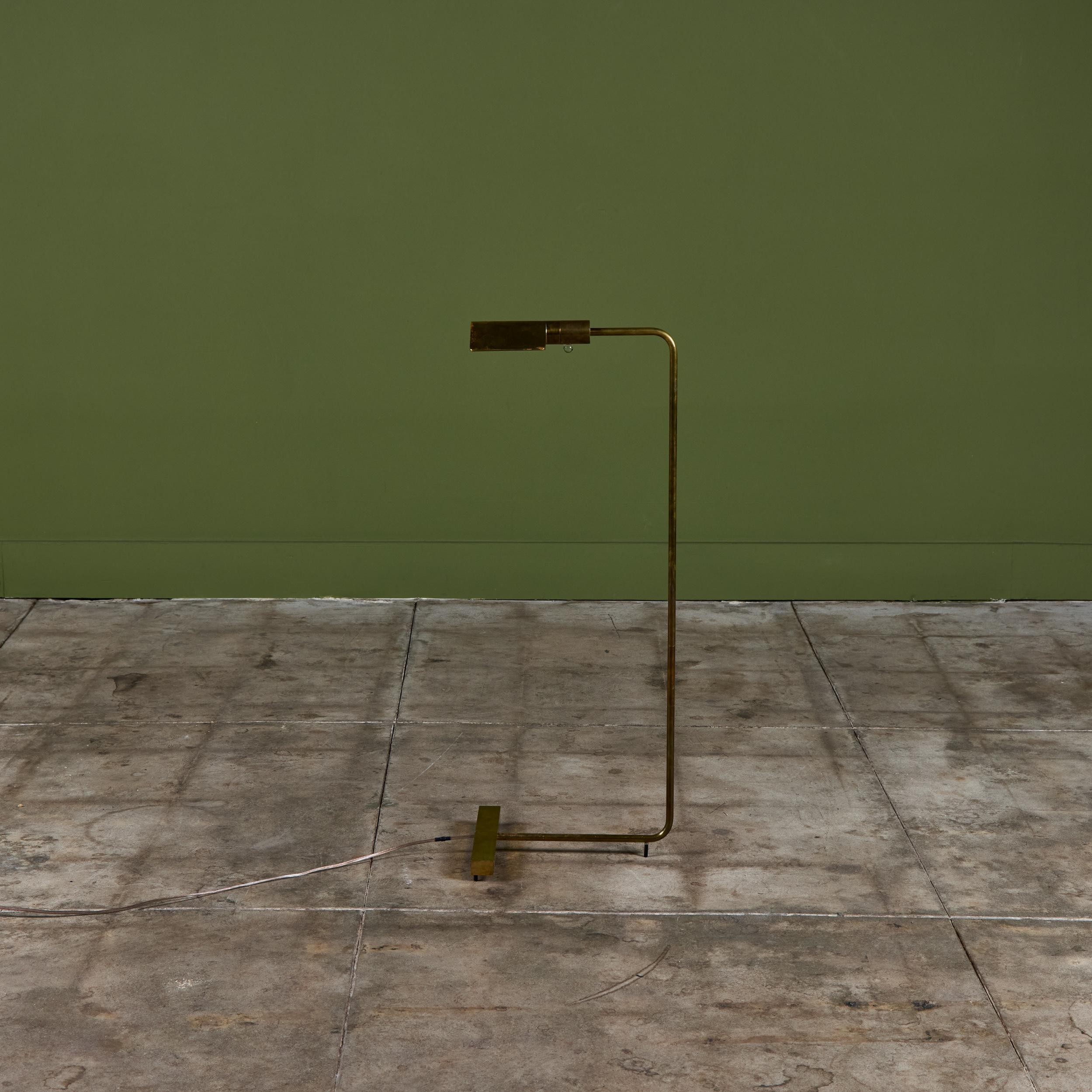 Laiton Lampadaire en laiton Cedric Hartman en vente