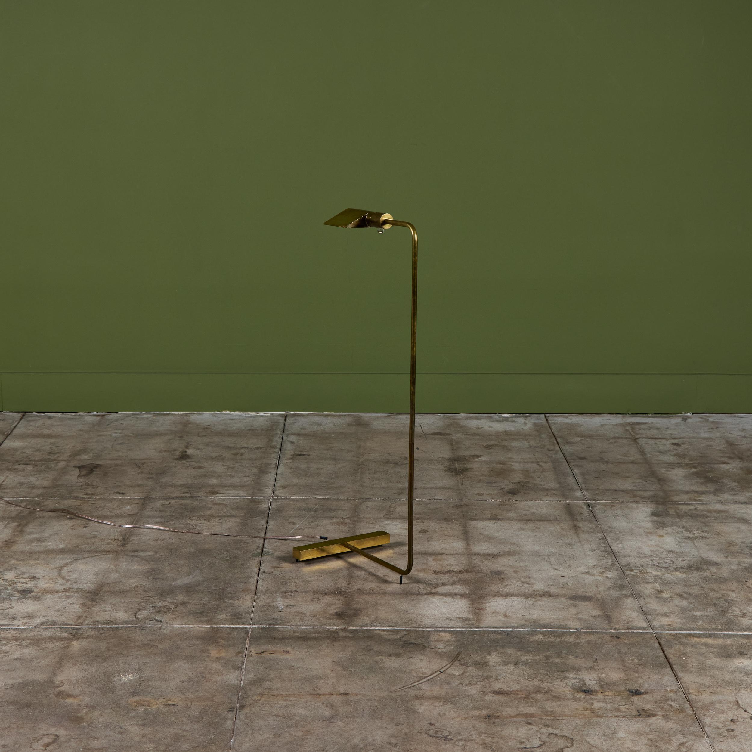 Lampadaire en laiton Cedric Hartman en vente 1