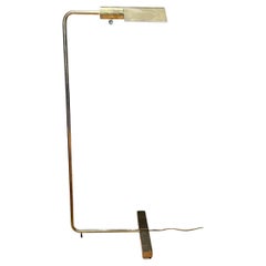 Cedric Hartman Brass Floor Reading Lamp