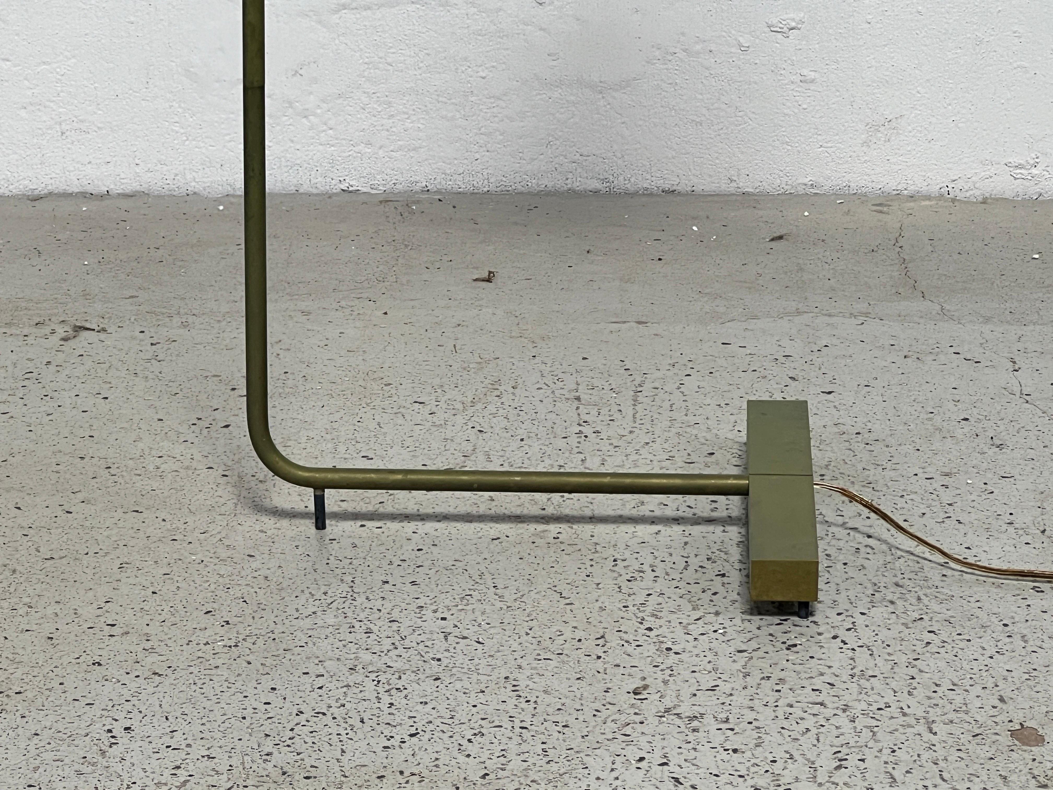 Cedric Hartman Bronze Floor Lamp In Good Condition In Dallas, TX