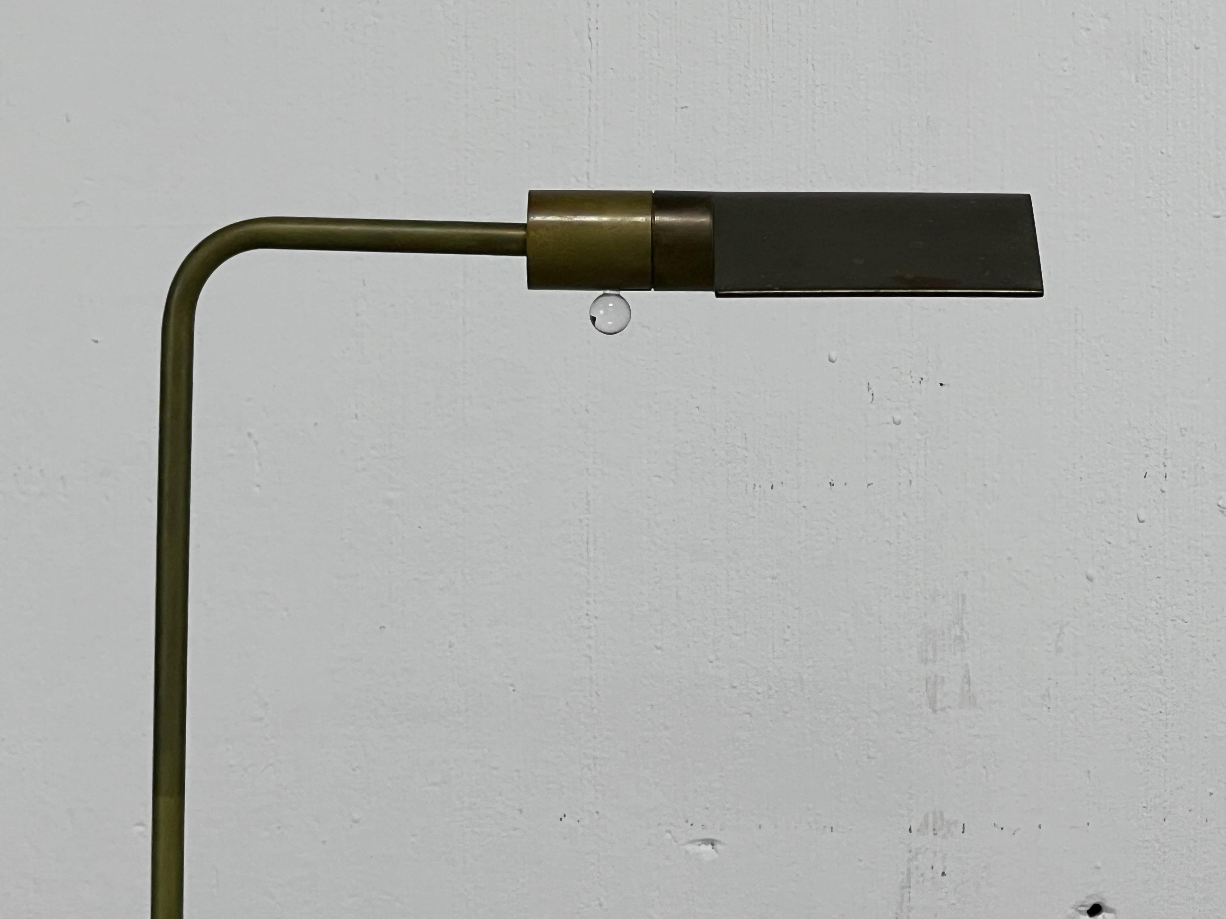 Late 20th Century Cedric Hartman Bronze Floor Lamp