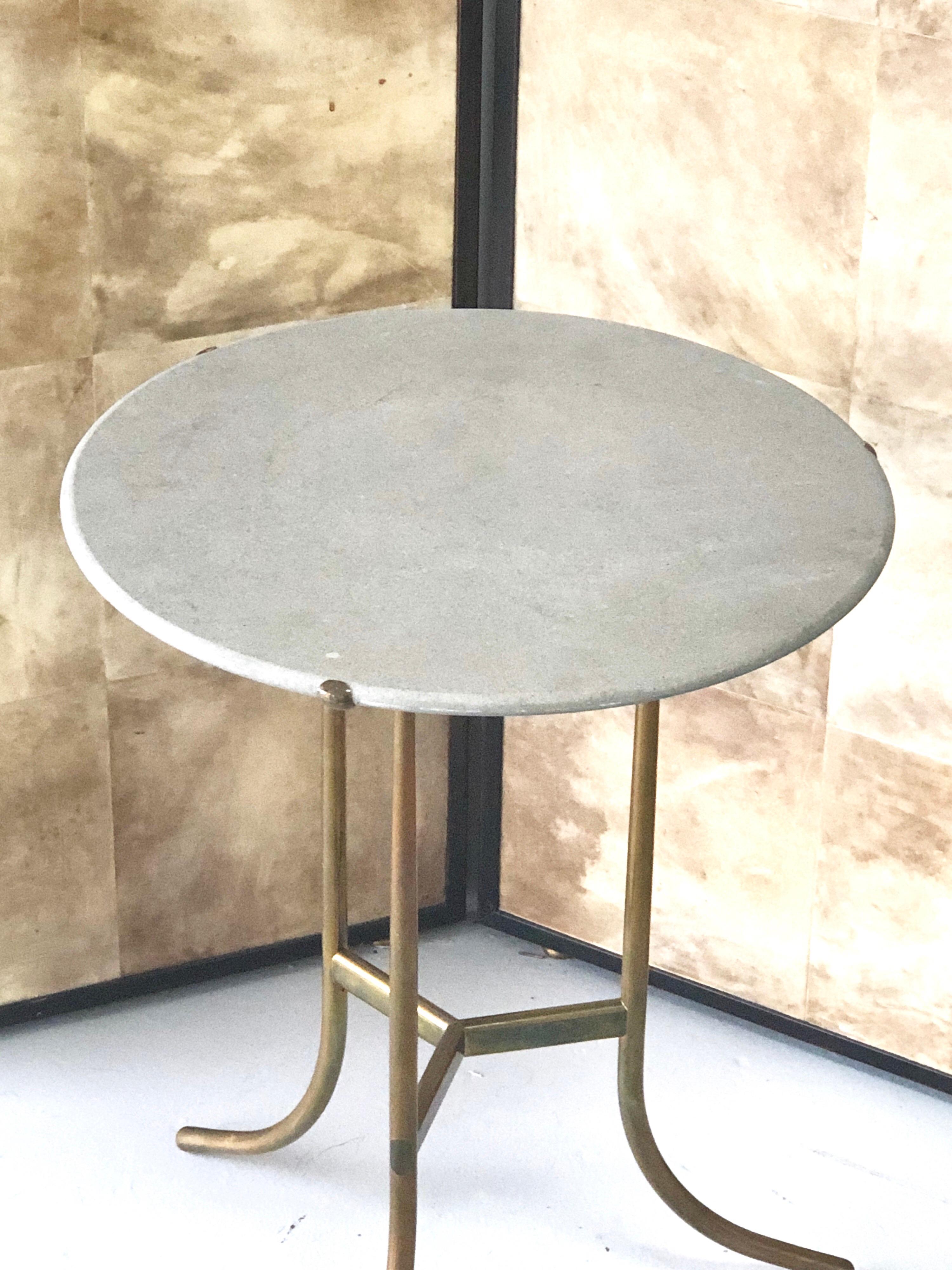 Cedric Hartman Bronze Side Table In Good Condition In Miami, FL