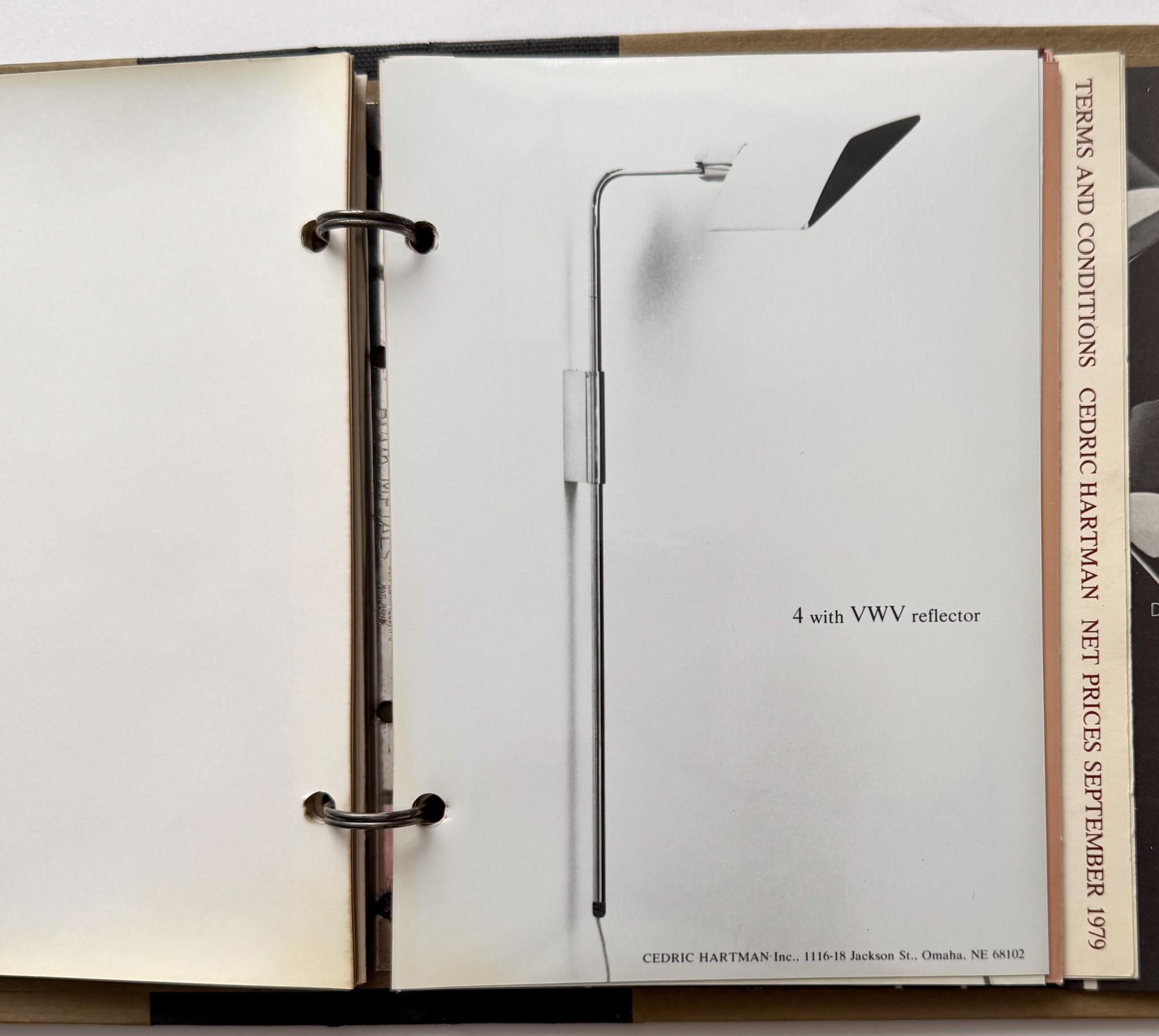 Papier Catalogue Cedric Hartman 1979/80 en vente