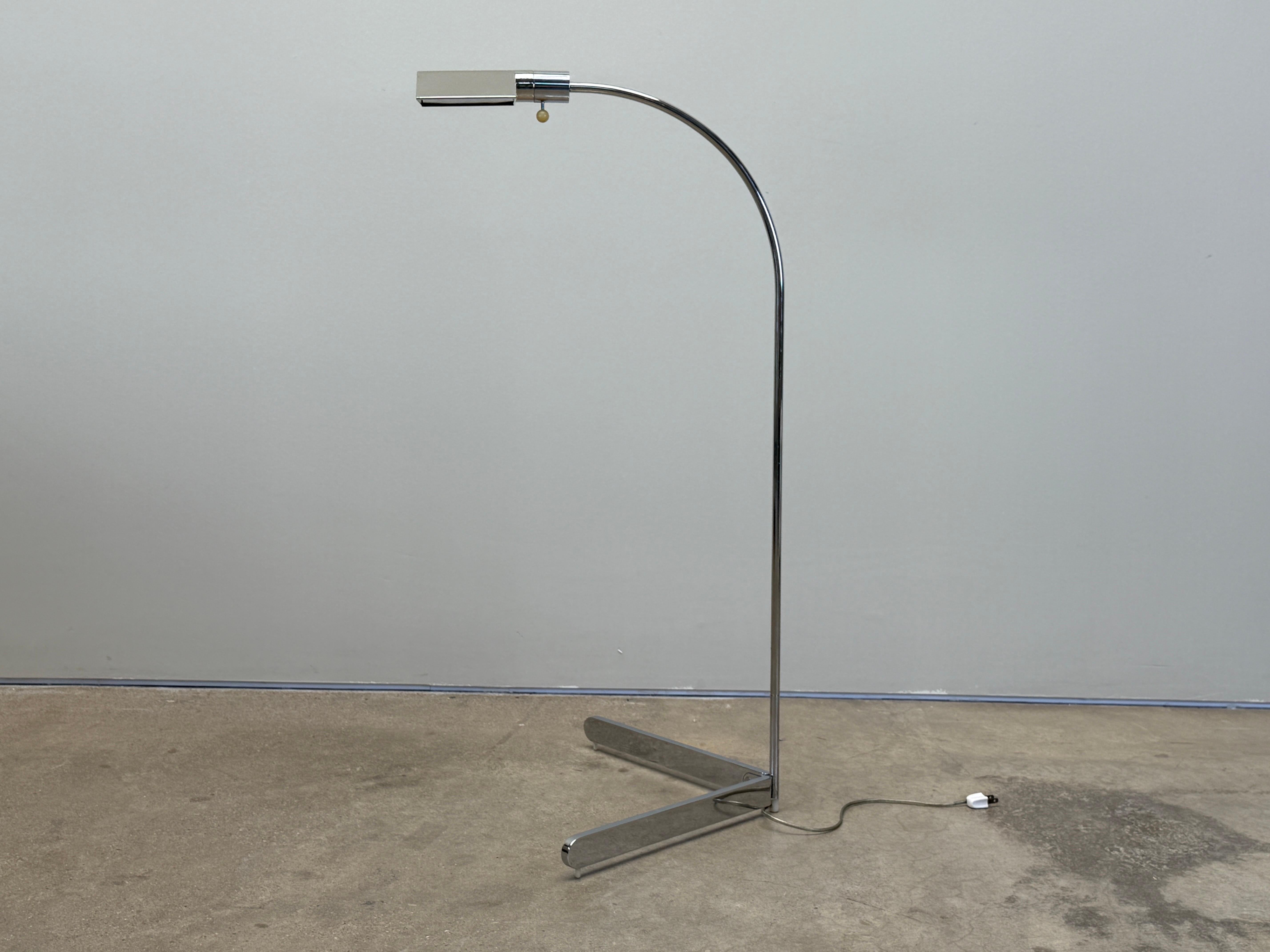 Cedric Hartman Chrom Stehleuchte im Angebot 1